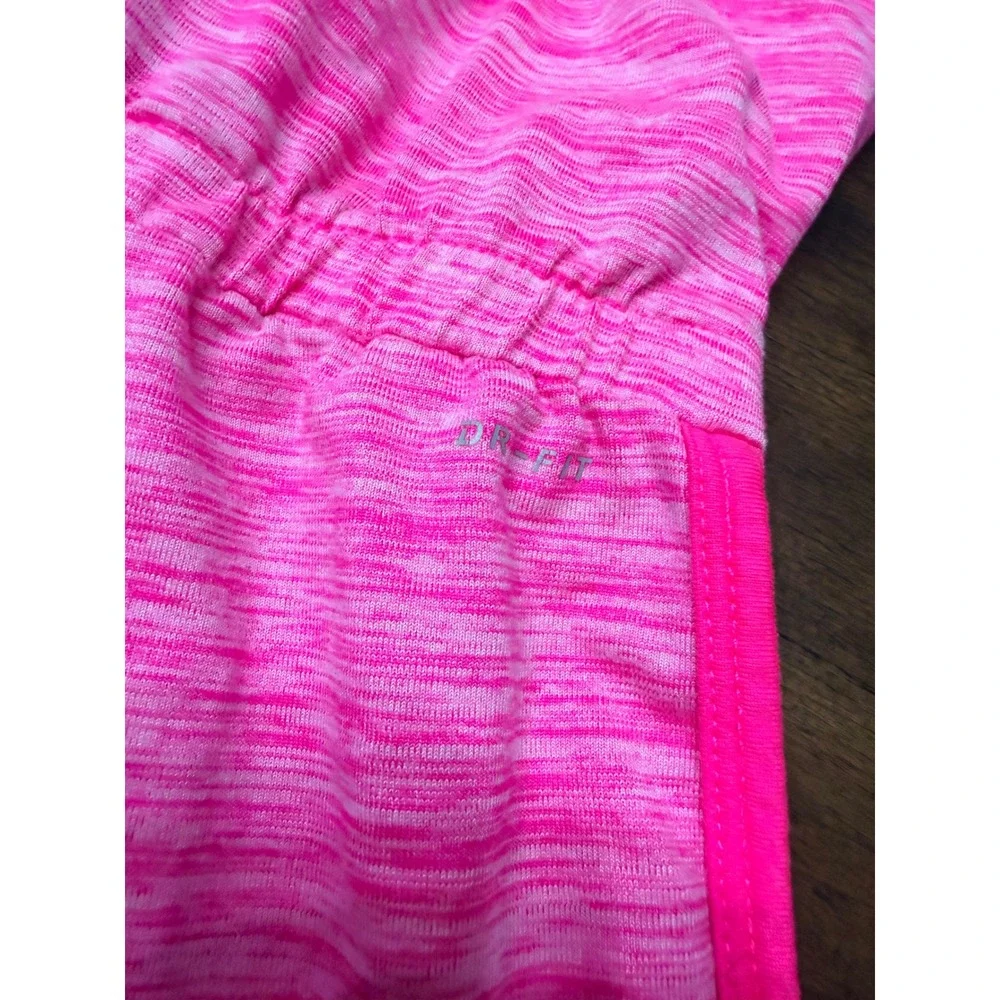 Nike Girls Pink Dri-FIT Space Dye Romper Sleeveless One Piece 18M 80-85cm